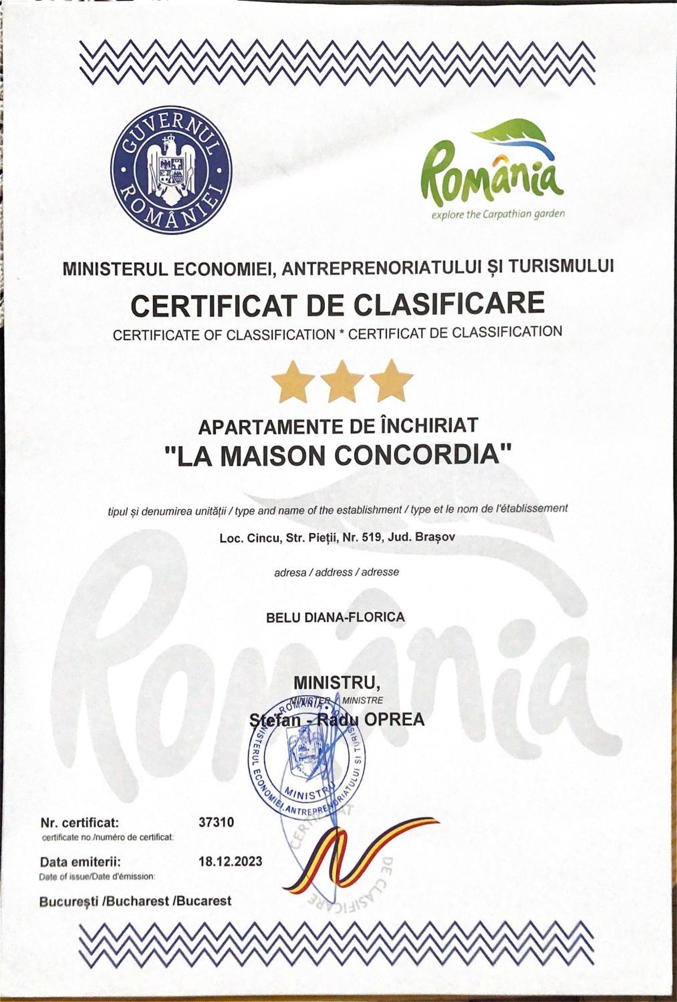 ,, La Maison Concordia " Cincu Buitenkant foto